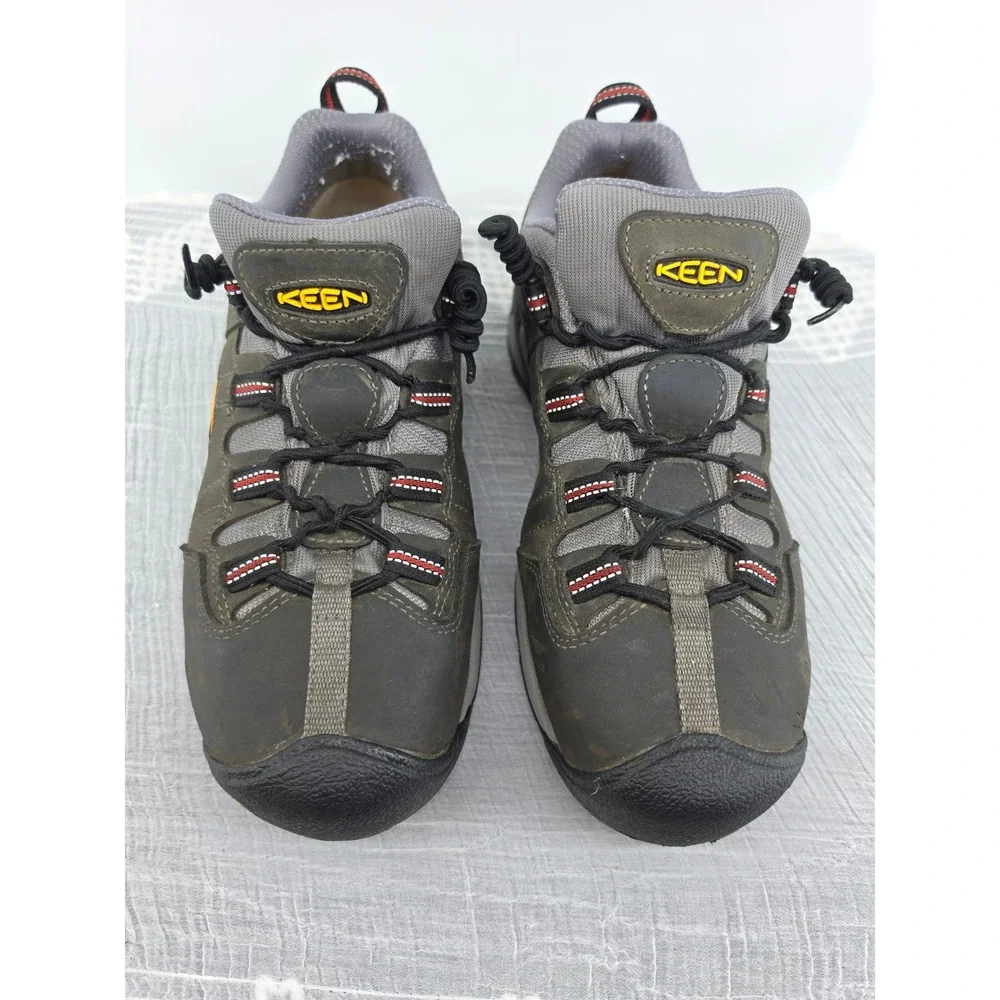 Keen Utility Mens 10.5 EE Brown Leather Steel Toe MET Guard Work Shoes ASTM EH